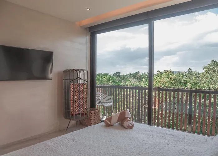 Stylish & Luxury Penthouse & Apartment, Private Pool, Private Hot Tub, Terrace And Roof At Jungle Appartamento Tulum