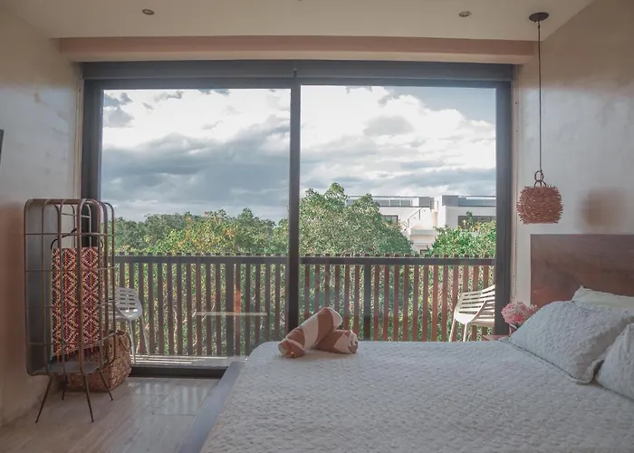 Stylish & Luxury Penthouse & Apartment, Private Pool, Private Hot Tub, Terrace And Roof At Jungle Tulum