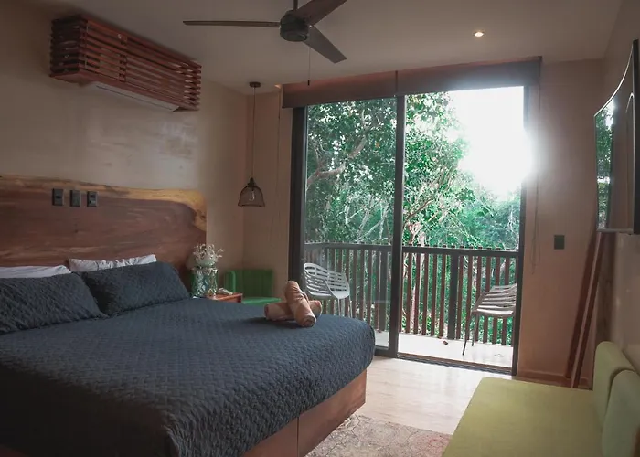 Stylish & Luxury Penthouse & Apartment, Private Pool, Private Hot Tub, Terrace And Roof At Jungle Tulum