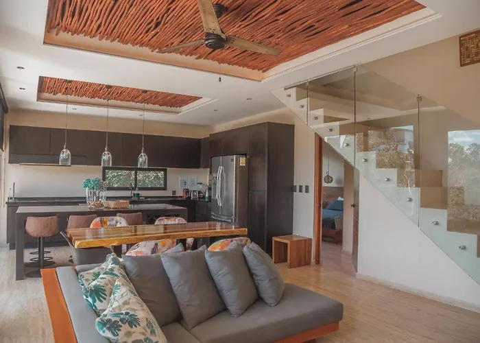 Appartamento Stylish & Luxury Penthouse & Apartment, Private Pool, Private Hot Tub, Terrace And Roof At Jungle Tulum