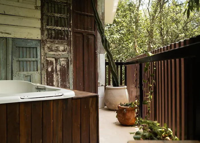 Stylish & Luxury Penthouse & Apartment, Private Pool, Private Hot Tub, Terrace And Roof At Jungle
