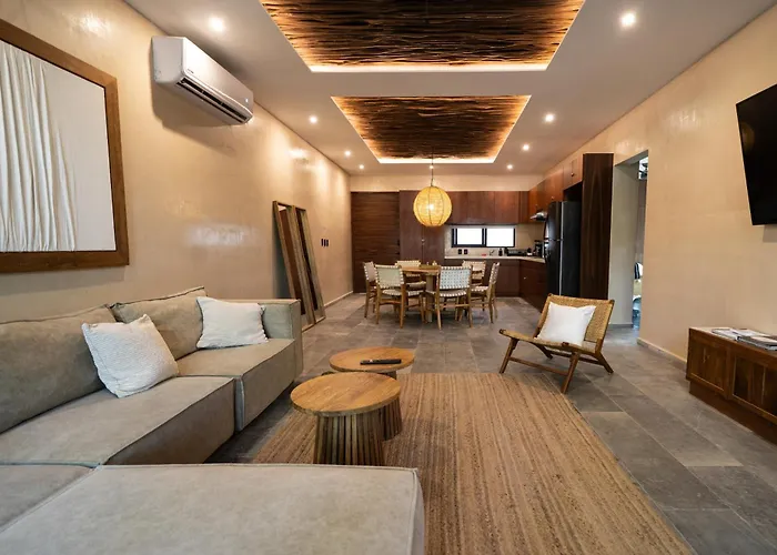 Stylish & Luxury Penthouse & Apartment, Private Pool, Private Hot Tub, Terrace And Roof At Jungle Appartamento Tulum