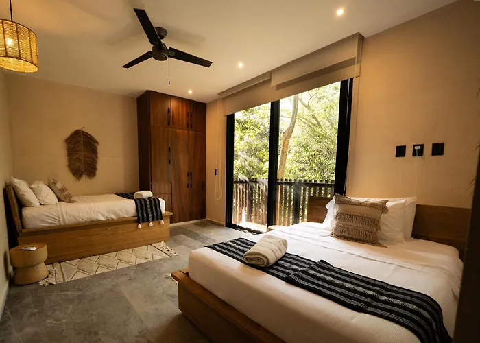 Stylish & Luxury Penthouse & Apartment, Private Pool, Private Hot Tub, Terrace And Roof At Jungle Tulum